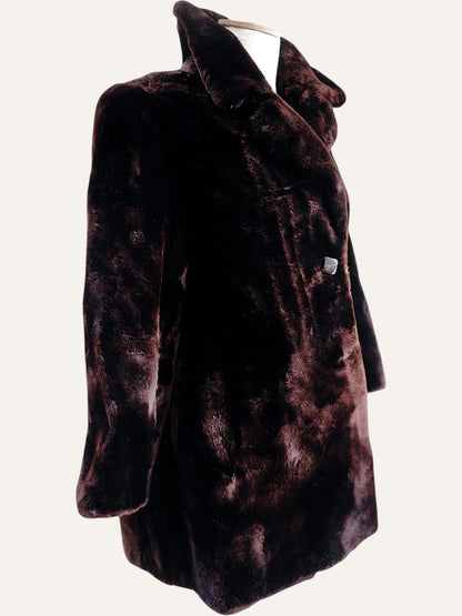 Artisan Velvet Fur Coat Monogrammed Lining