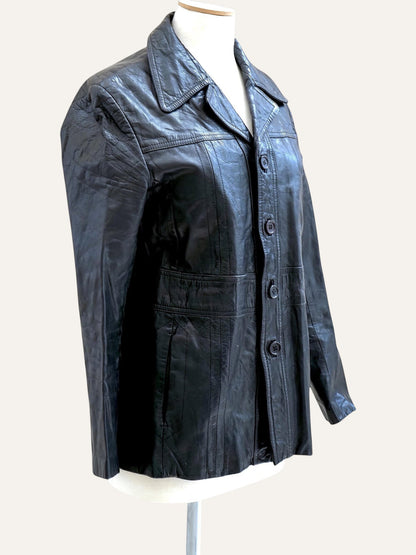 1990's Slim Fit Genuine Leather Jacket
