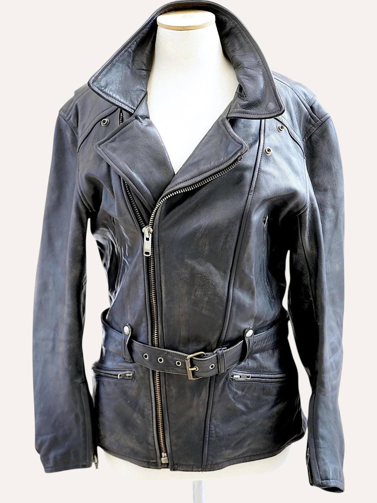 Hein Gericke Biker Leather Jacket