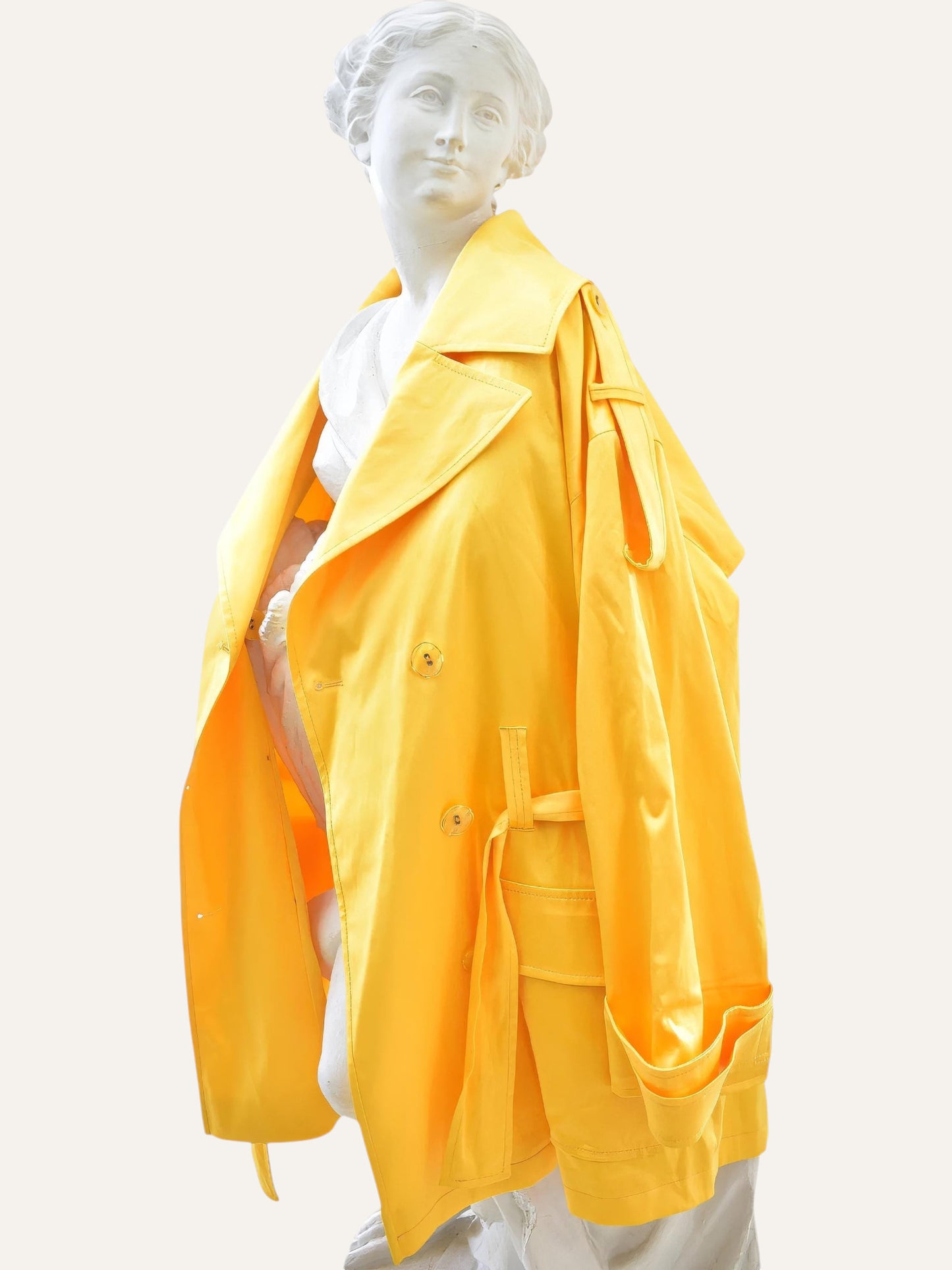 Guy Laroche Studio Satin Trench Coat