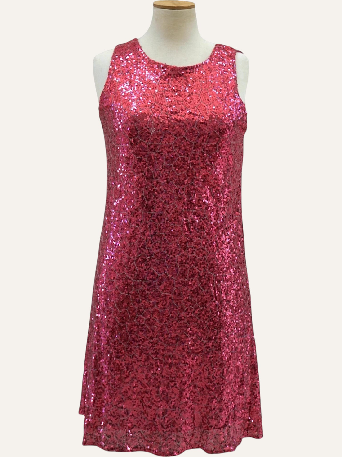 Estel Collection Full Sequin A-Line Mini Dress