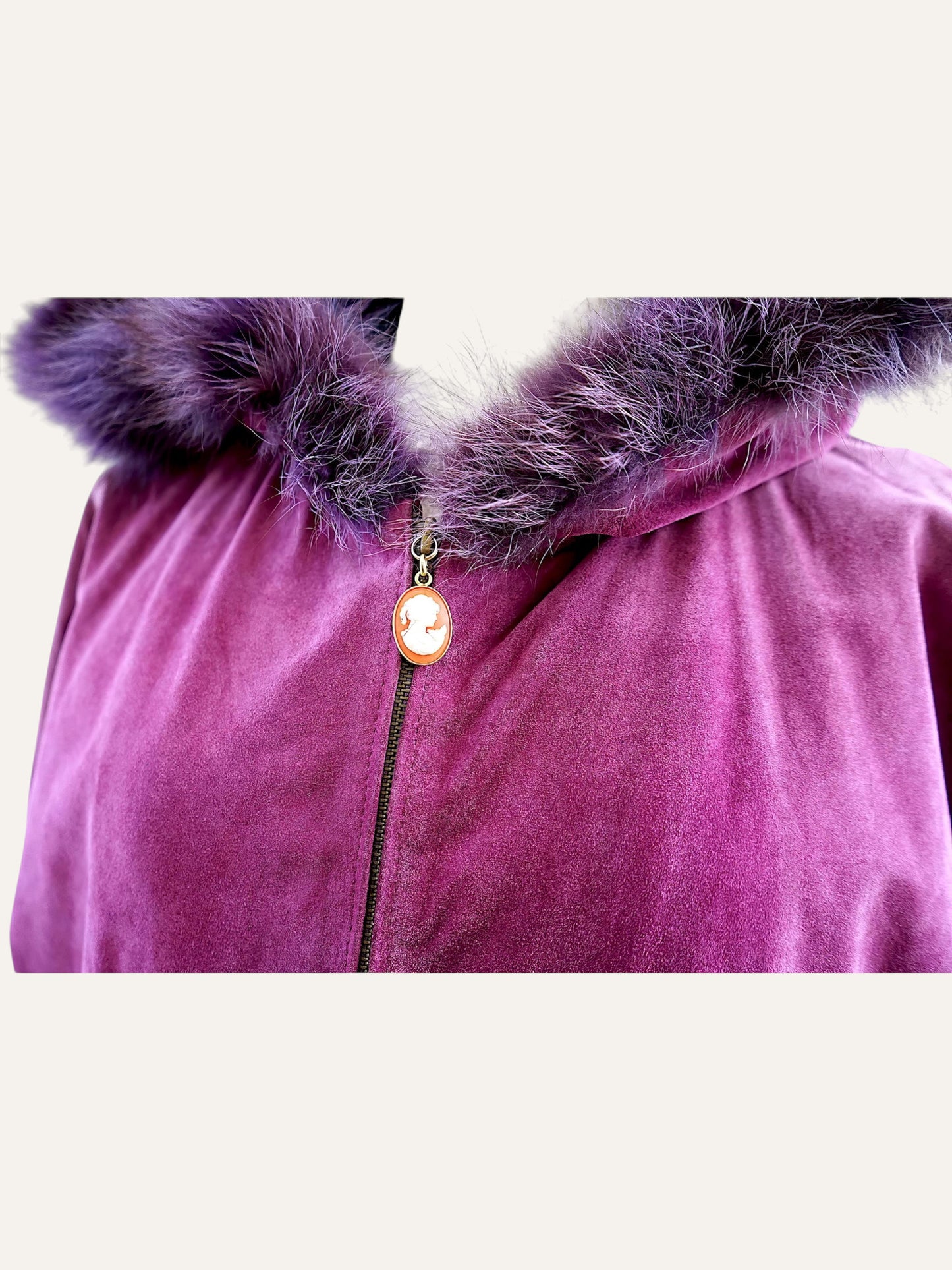 Anni Novanta Suede Leather Coat