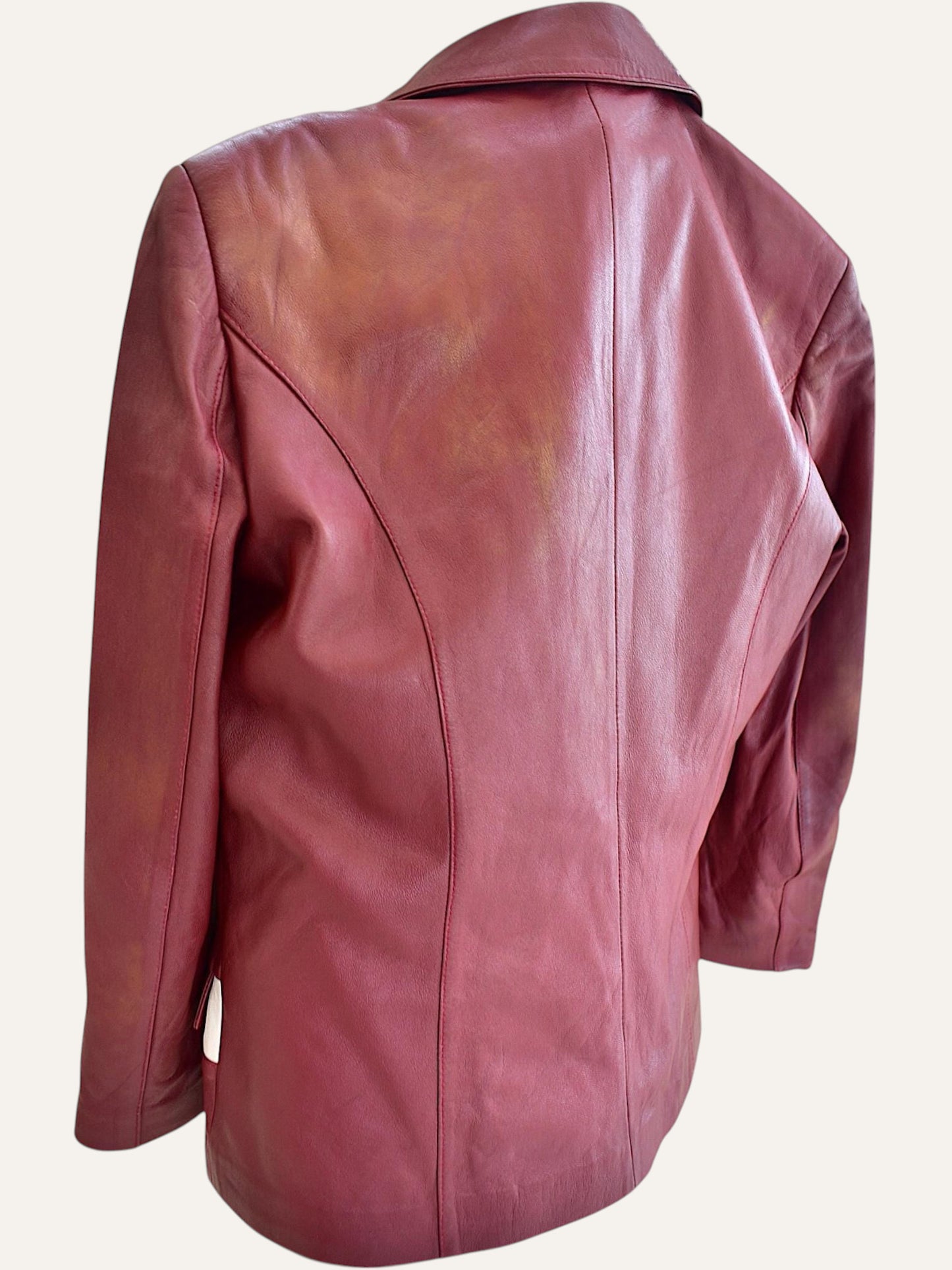 Two-Tone Leather Jacket