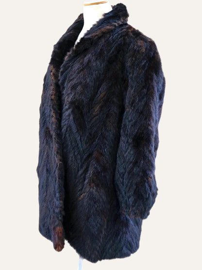 Minimalist Real Fur Coat