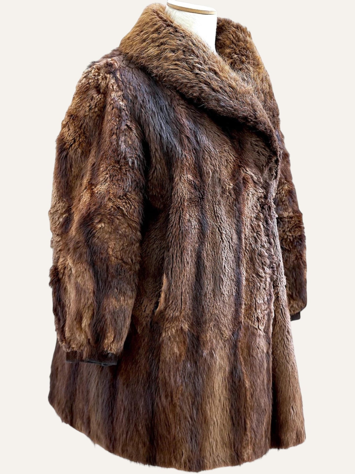 High Neck Teddy Fur Coat