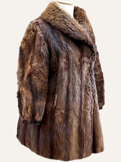 High Neck Teddy Fur Coat