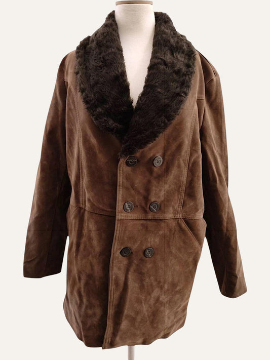 Velvet Shearling Coat