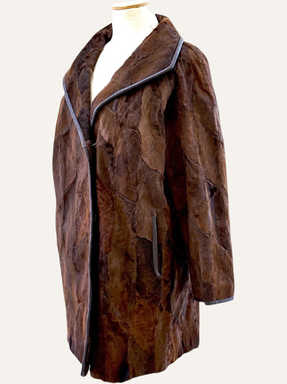 Vintage Ranch Horse Hair Fur Coat