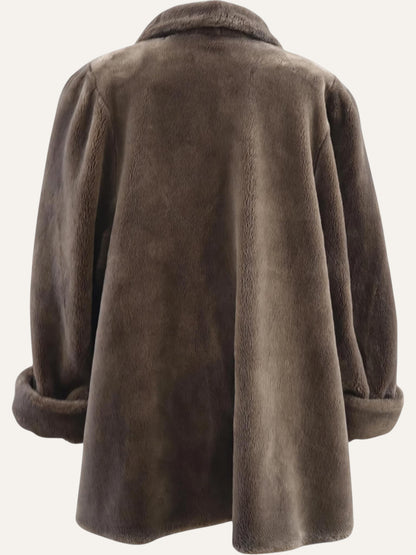 Vintage Teddy Faux Fur Coat