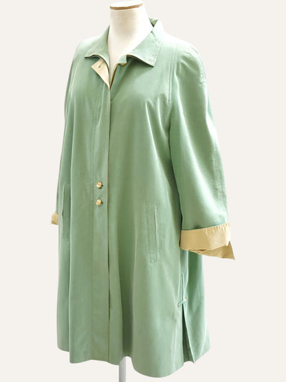 Vintage Relaxed Wool Trench Coat