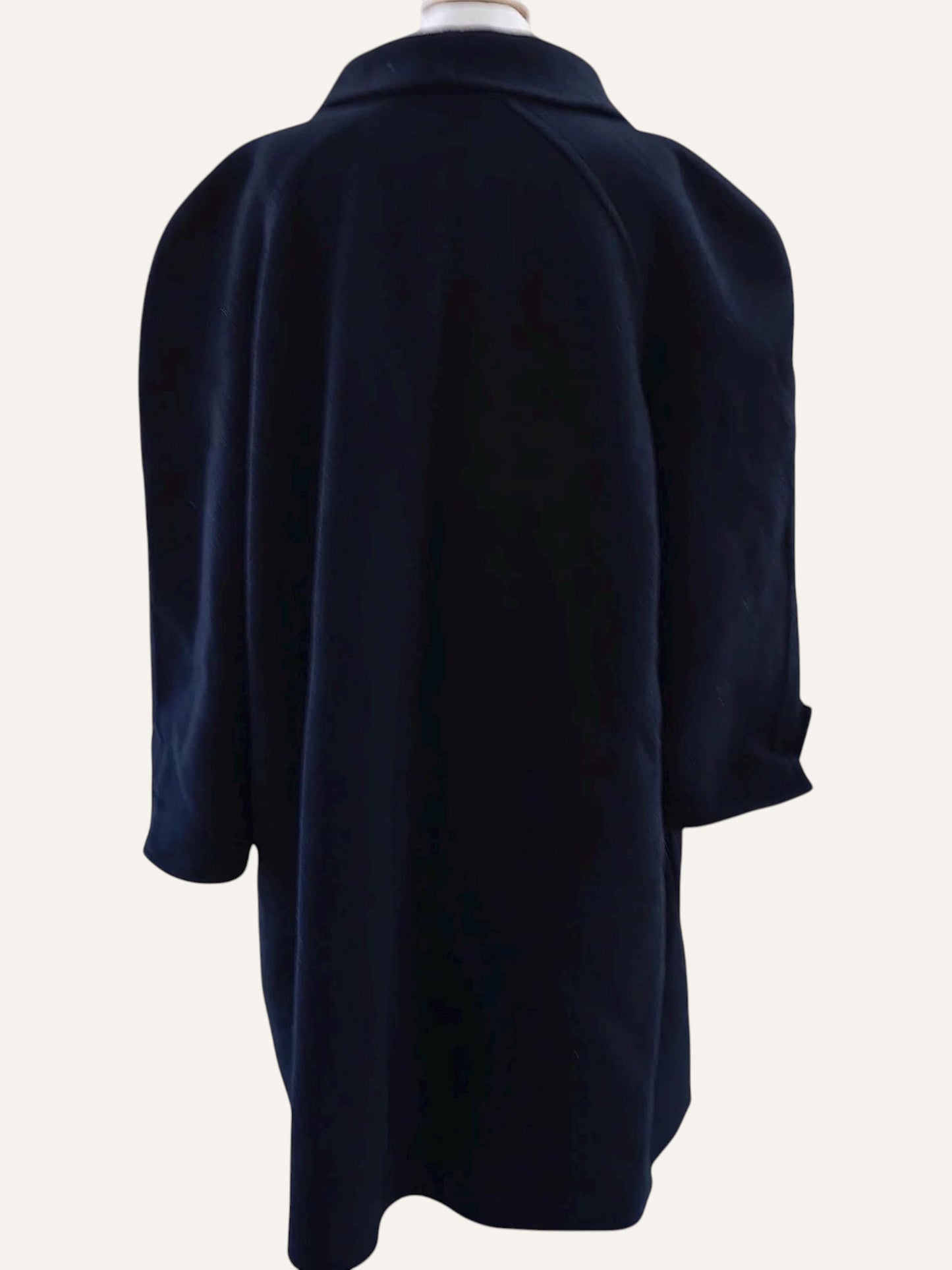 Vintage Black Wool Coat