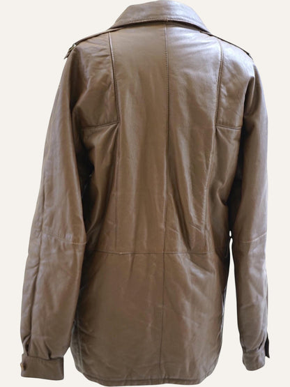 Nabel Mocha Real Leather Jacket