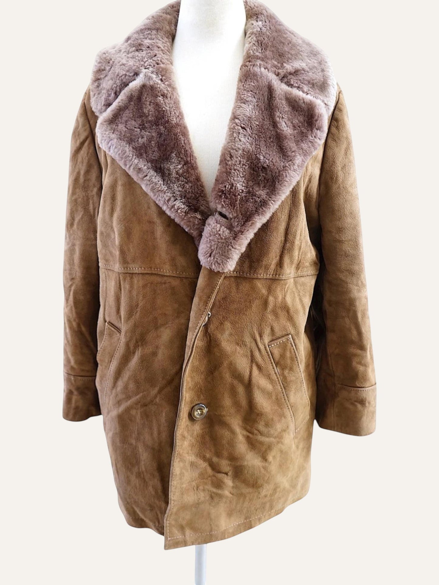 Oversized Sheepskin Coat