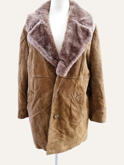Oversized Sheepskin Coat