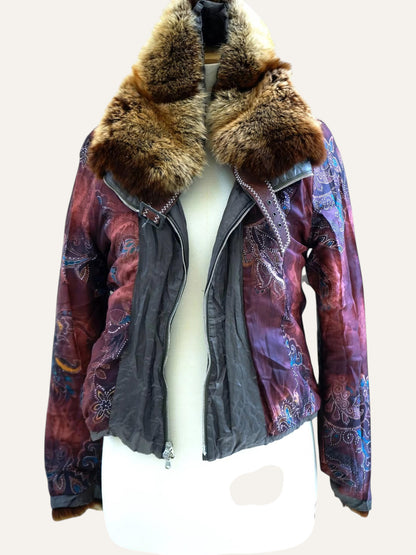 Vera Pellicia Firenze Wrap Leather Jacket
