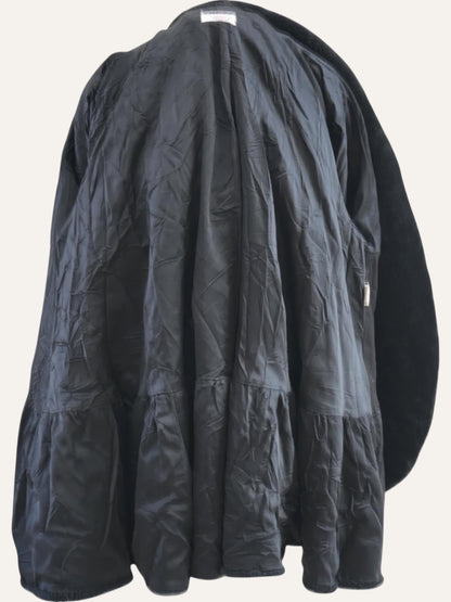 Black Faux Fur Coat