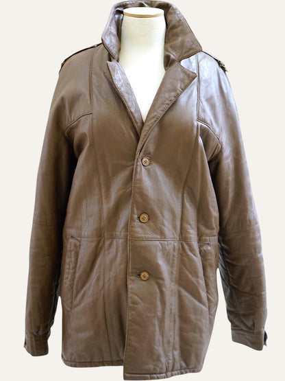 Nabel Mocha Real Leather Jacket