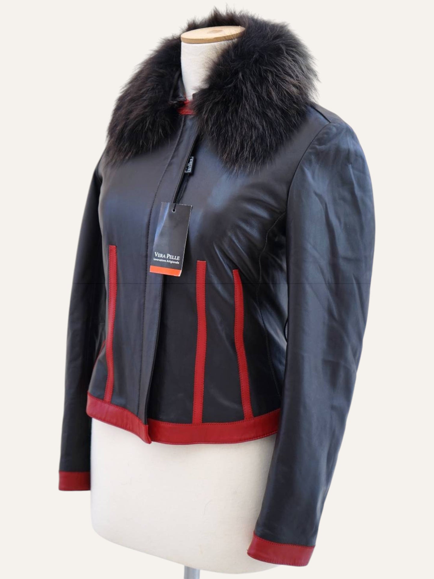 Vera Pelle Slim Fit Leather Jacket