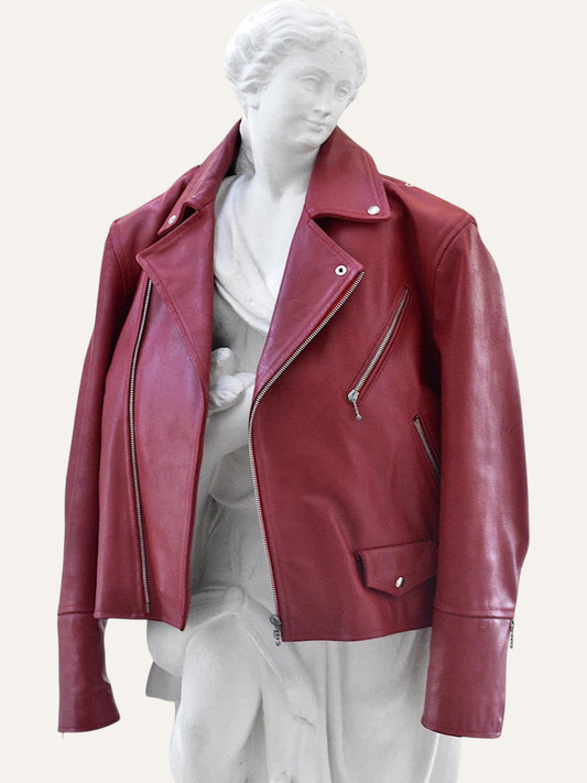 Genuine Leather Moto Jacket