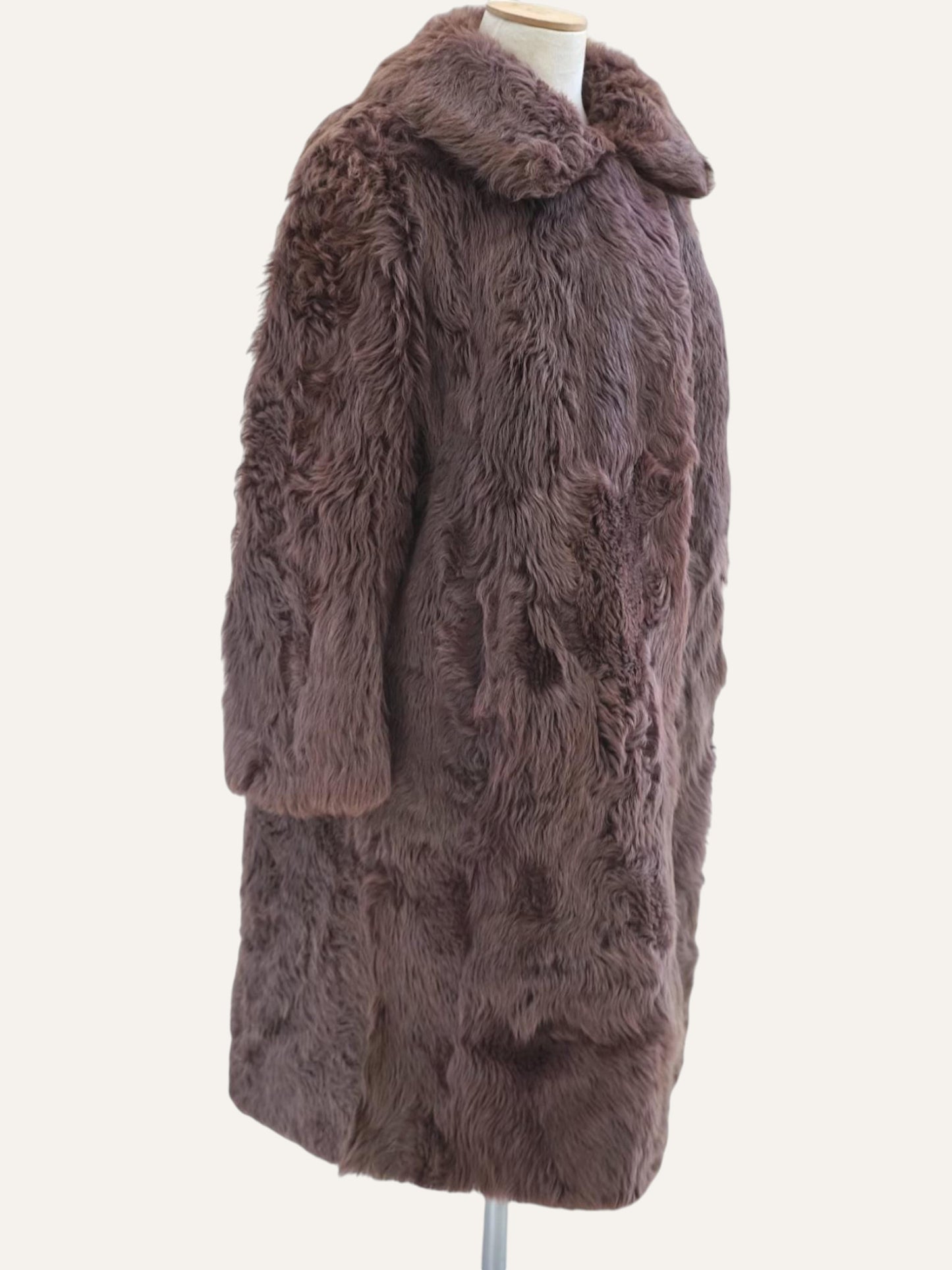 Vintage Mongolian Curly Fur Jacket