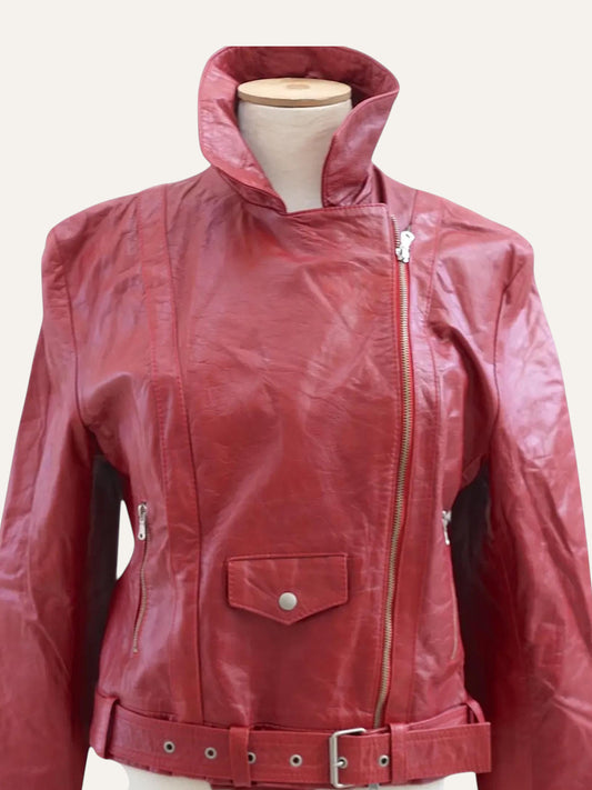 Dublin Belle Biker Leather Jacket