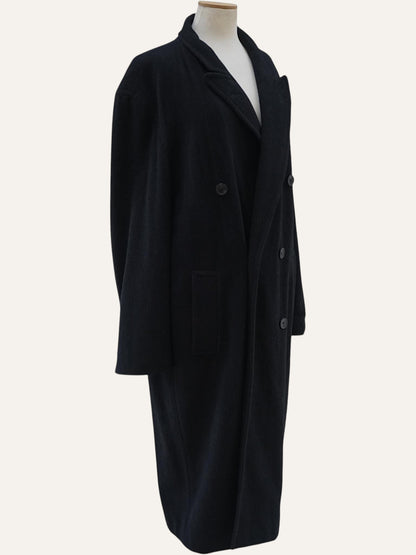 Pohland Exklusiv Wool Cashmere Double-Breasted Overcoat