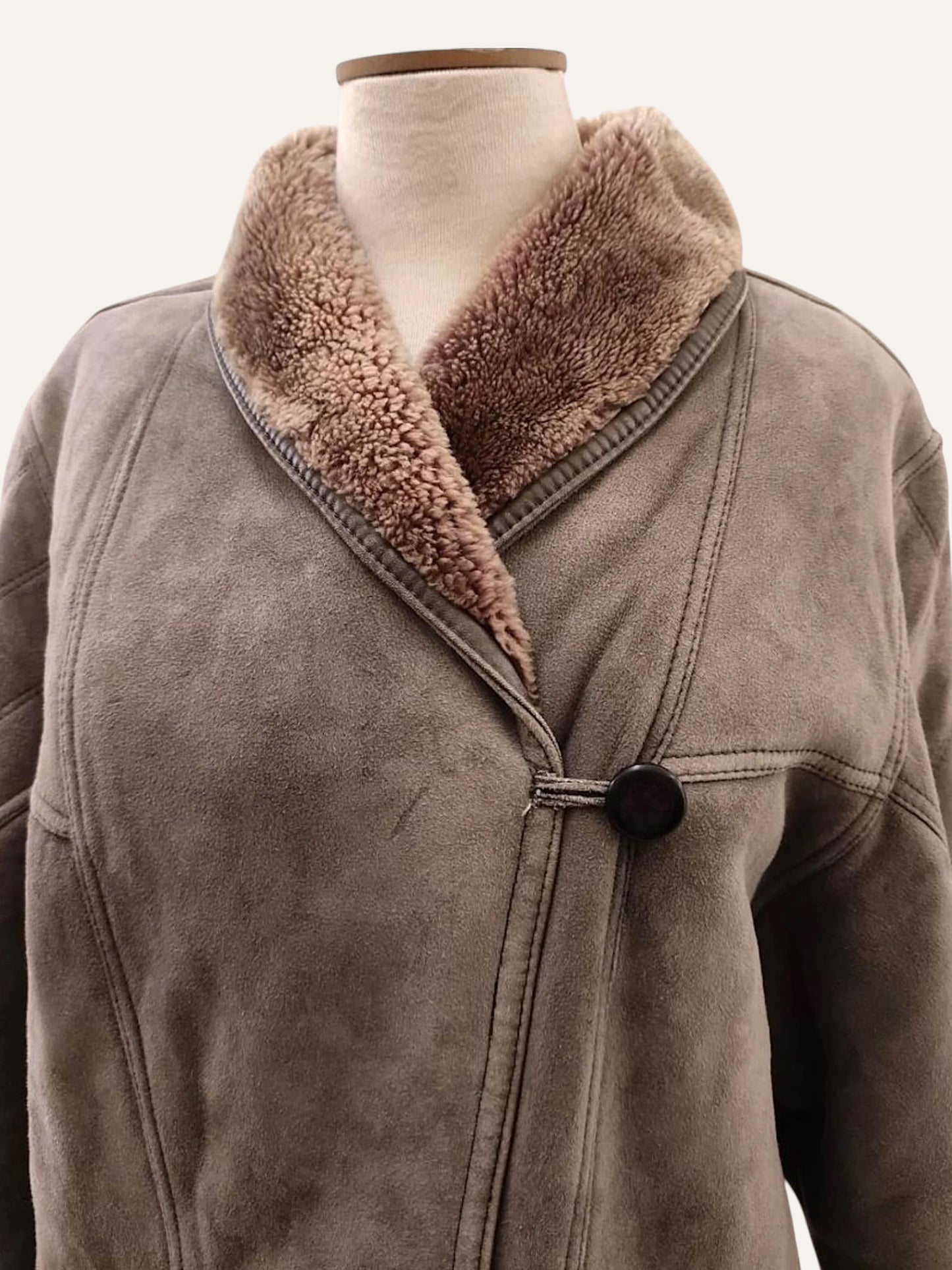 Full-Length Shearling Coat