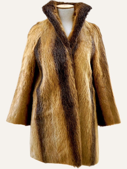Vintage Real Fur Long Coat
