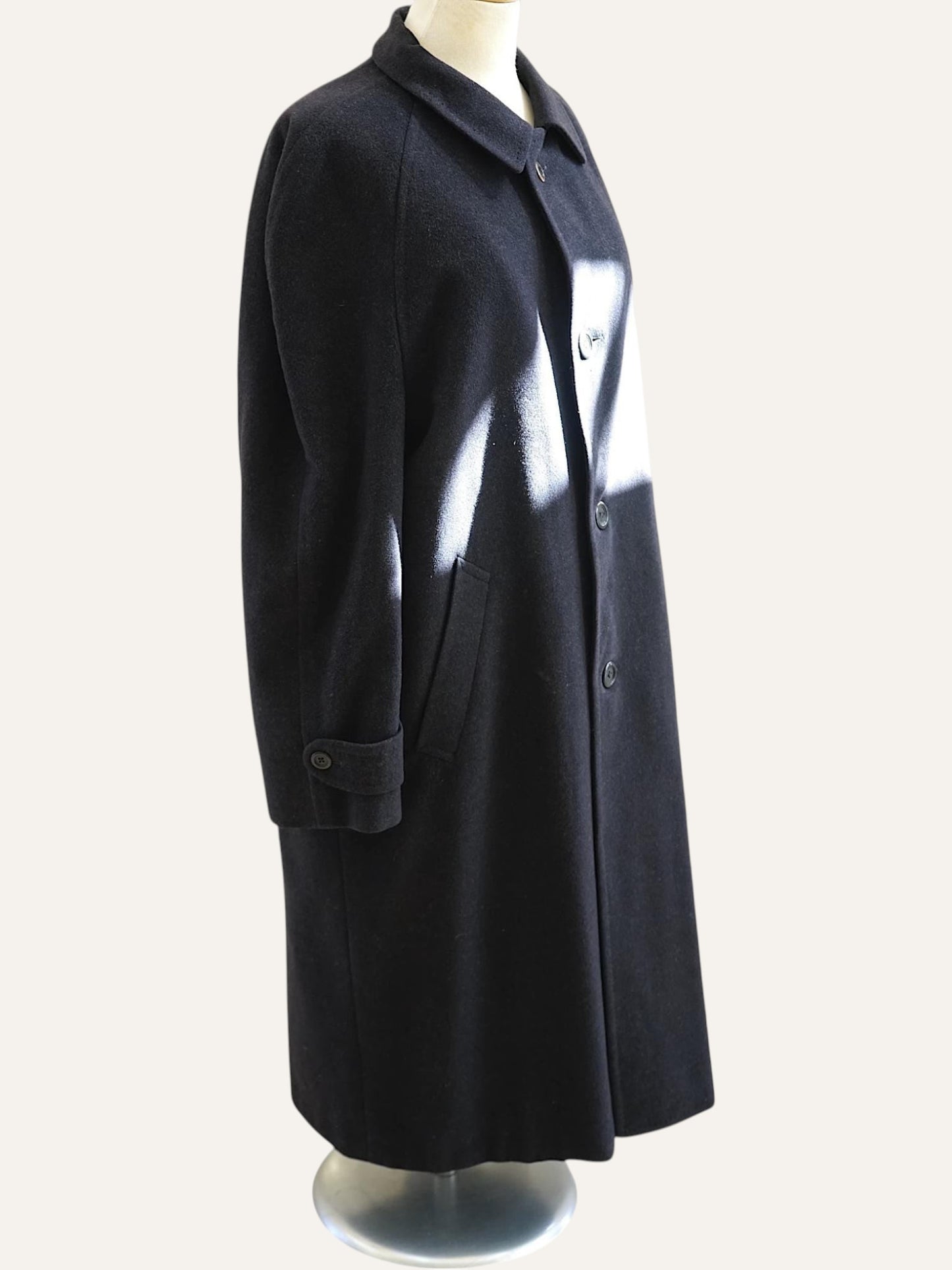 Lubiam Ascot Cashmere & Wool Raglan Overcoat