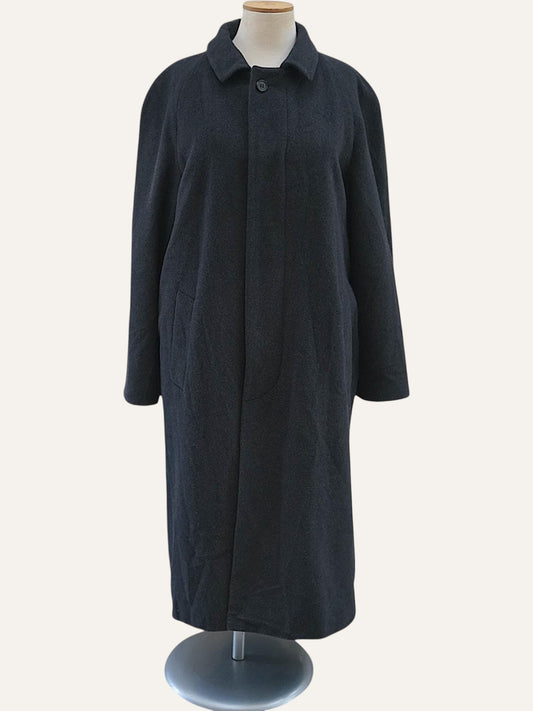 Balmacaan Coat in Cashmere & Wool