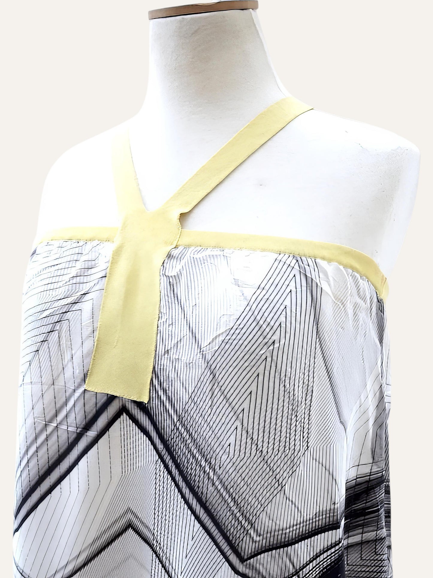 Portami Via Architectural Print Maxi Dress