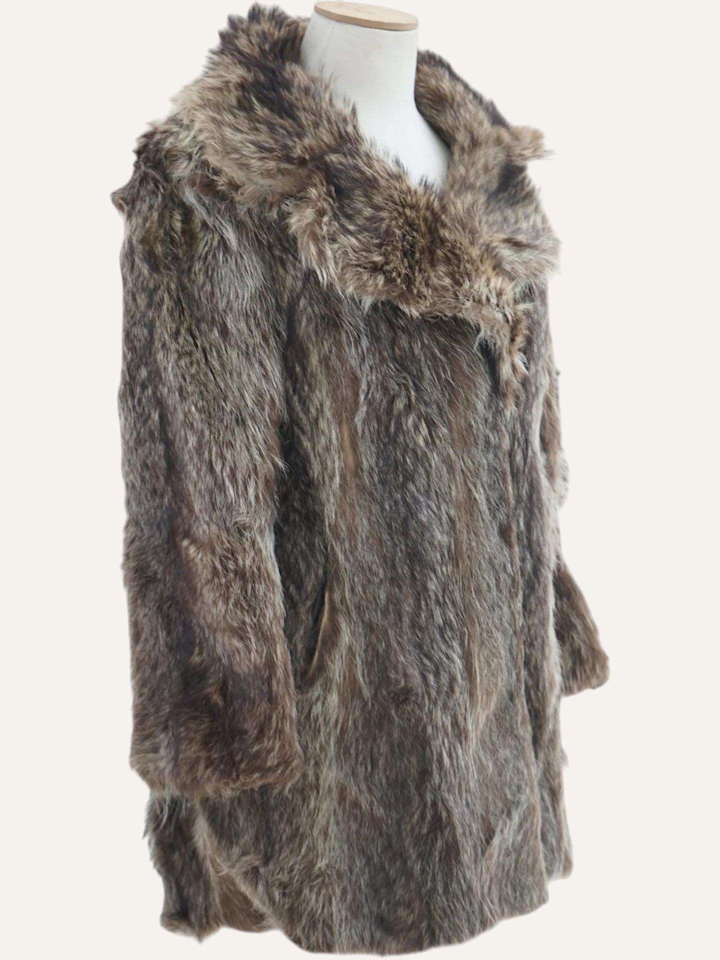 1980s Teddy Bear Real Fur Coat