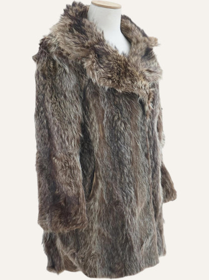 1980s Teddy Bear Real Fur Coat