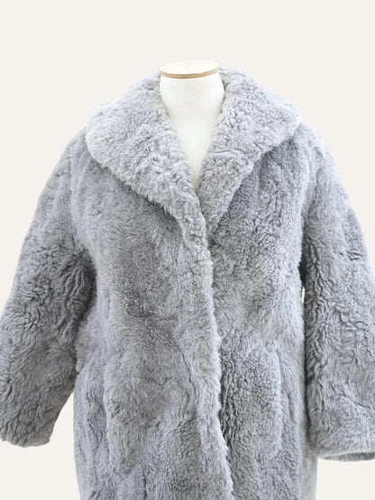 Vintage Chunky Shearling Overcoat