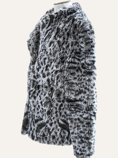 2000's Leopard Faux Fur Jacket