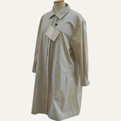 Aquarama Pleated-Chest Balmacaan Coat