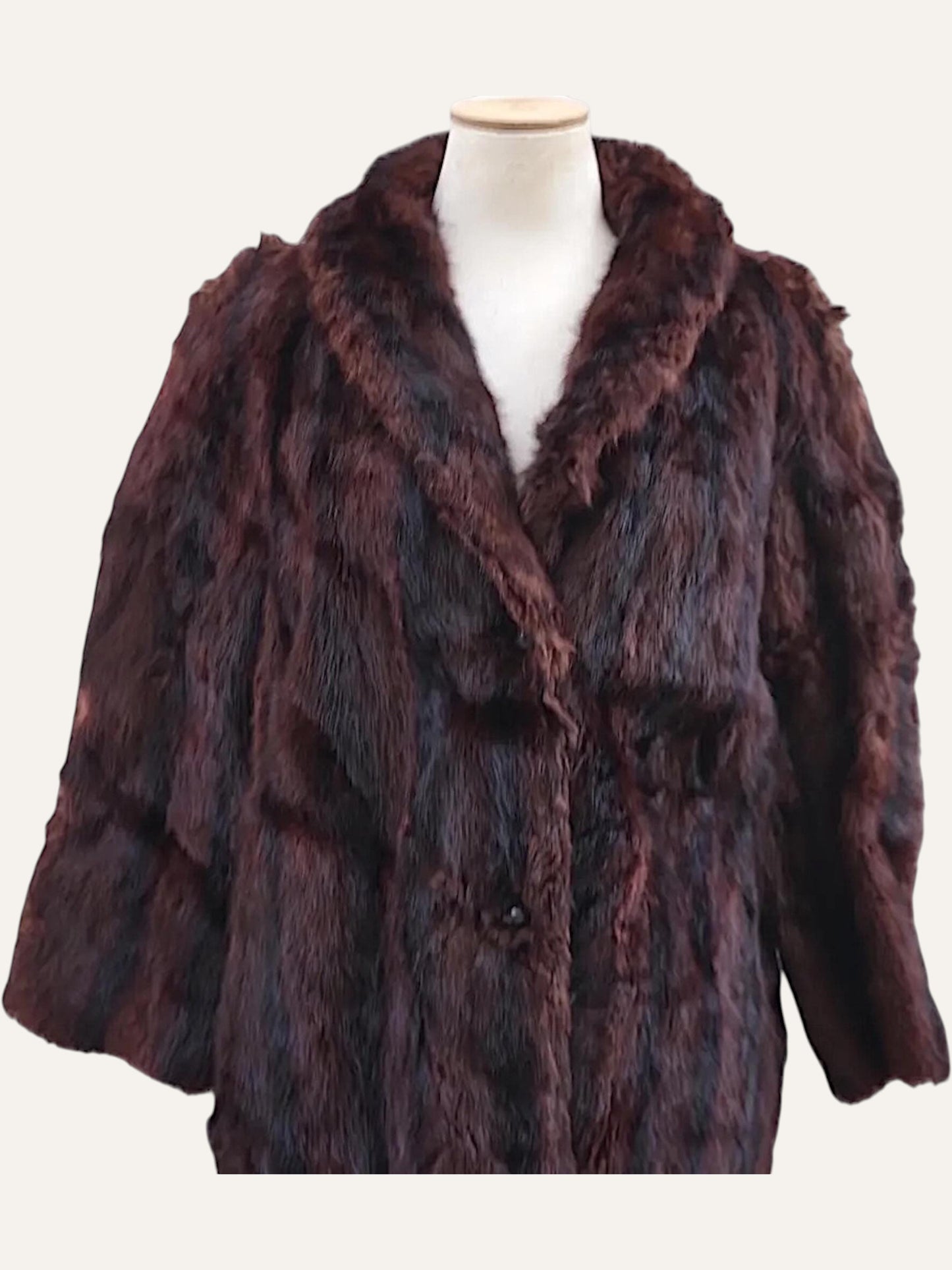 Vintage Natural Fur Coat