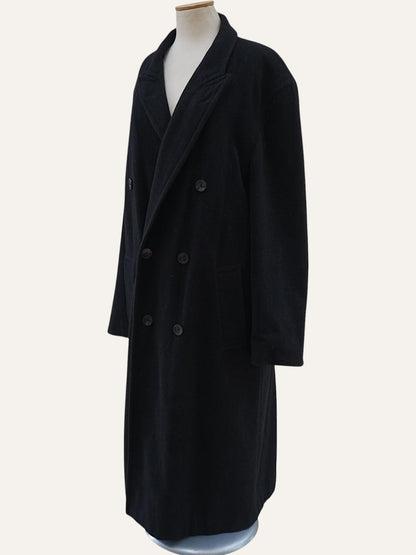 Pohland Exklusiv Wool Cashmere Double-Breasted Overcoat