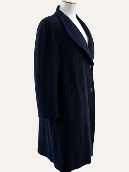 Single Breasted Cashmere & Wool Coat