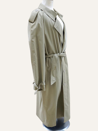 Wrap Raglan Trench Coat in Sage