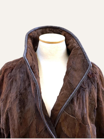 Vintage Ranch Horse Hair Fur Coat