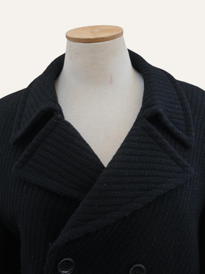 Brooklin Wool-Blend Double-Breasted Coat