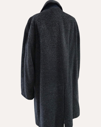 Wool Bouclé Swing Coat
