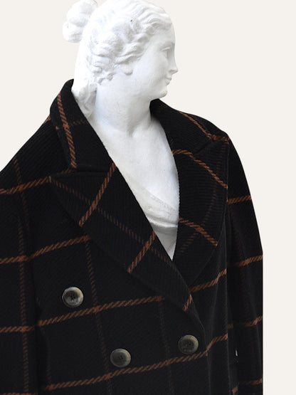 Giorgio Armani 1980s Double Breasted Overcoat