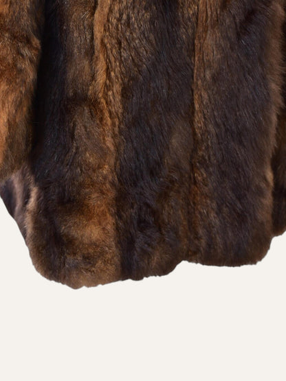 Firenze Ombre Swing Fur Coat
