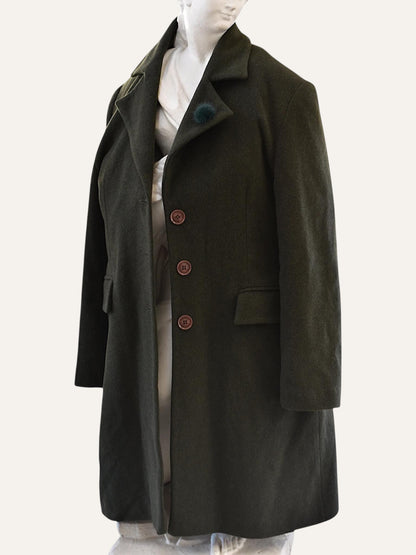 Davina Couture Wool Blend Coat