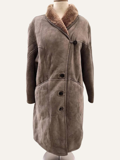 Full-Length Shearling Coat