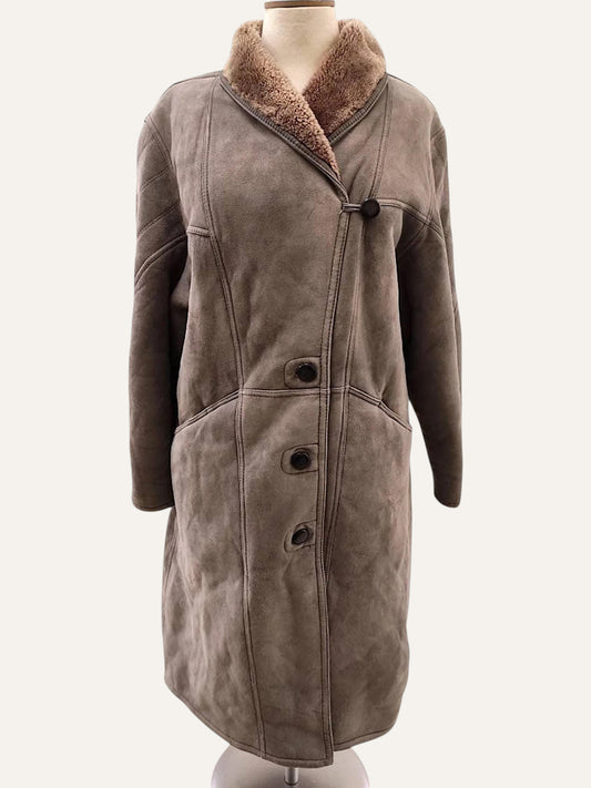 Full-Length Shearling Coat