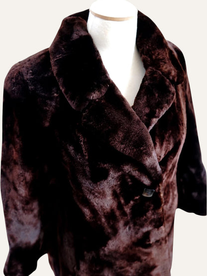 Artisan Velvet Fur Coat Monogrammed Lining