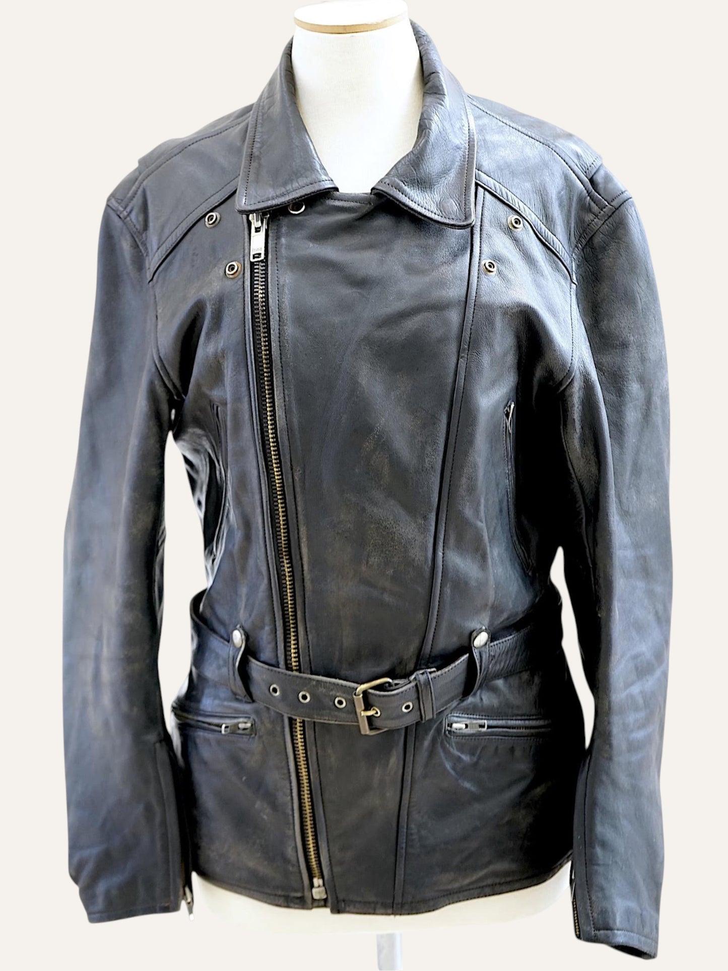 Hein Gericke Biker Leather Jacket